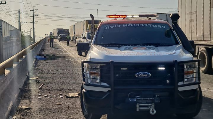 Trabajador muere atropellado mientras hacía labores de limpieza en Libramiento Noreste
