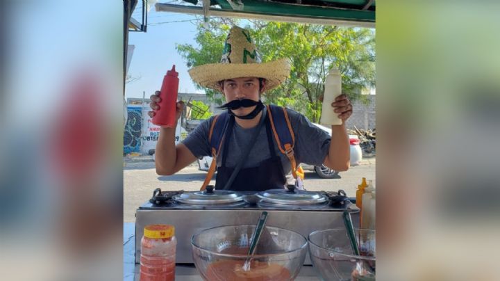 Joven se vuelve viral por vender botanas y postres hasta la madrugada en Escobedo