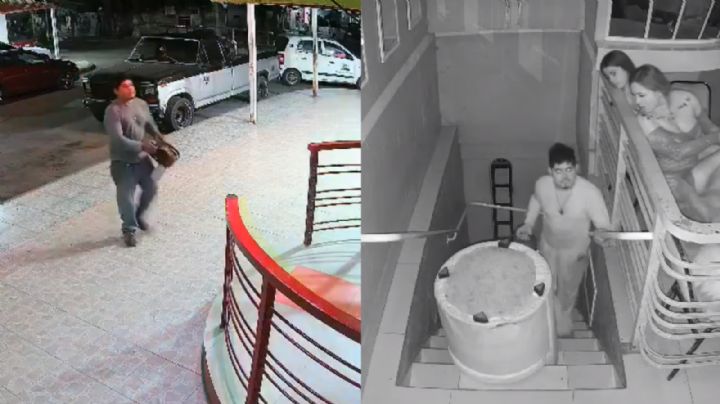 Hombre entra a un table dance amenazando con una motosierra encendida en Michoacán