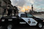 Seguridad y Fuerza Civil mostrando músculo