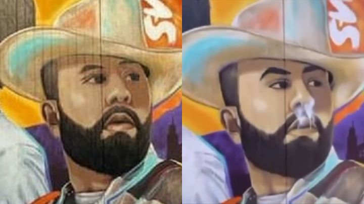 Video: Mural de Carin León en Hermosillo es vandalizado tras polémica
