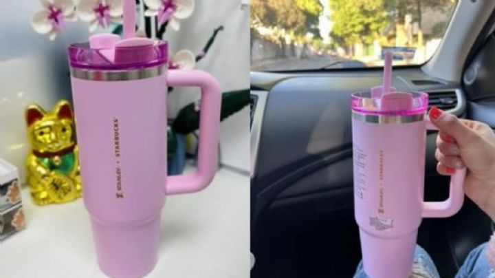Starbucks pone requisitos para comprar termo rosa Stanley en México
