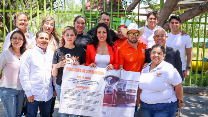 Alejandra Morales propone 'Escuela Segura' para evitar robos a planteles en San Nicolás