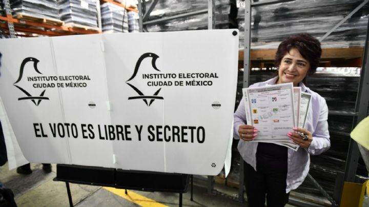 Presentan material electoral para los comicios del 2 de junio en CDMX