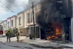 Se incendia casa en colonia Nexxus Diamante, en Escobedo; desalojan a 5 personas