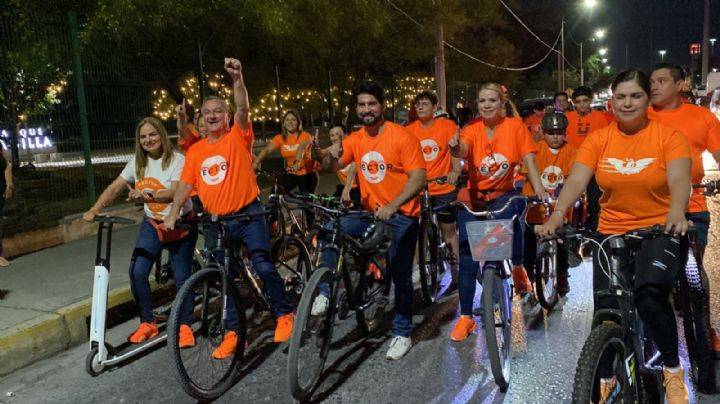 Héctor García realiza rodada en Guadalupe y propone impulsar el deporte