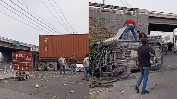 Choque múltiple deja 6 lesionados en la carretera a Laredo