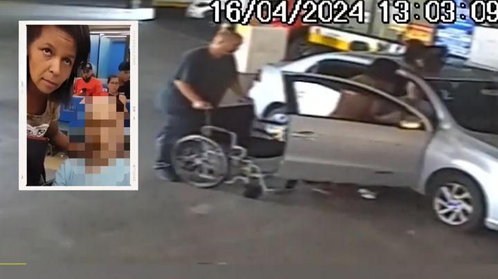 Revelan video de mujer llegando al banco con su tío fallecido en Brasil