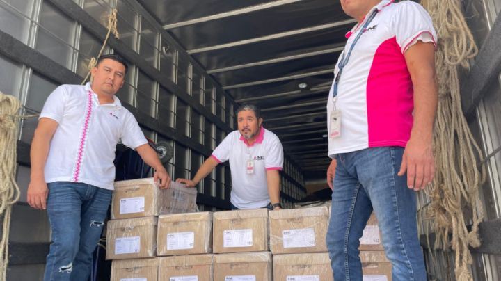 Llegan a Nuevo León cajas con listas nominales para elecciones del 2 de junio