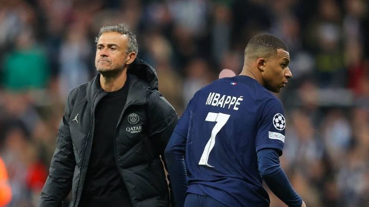 Luis Enrique niega que Mbappé lo haya instultado en el último partido de PSG
