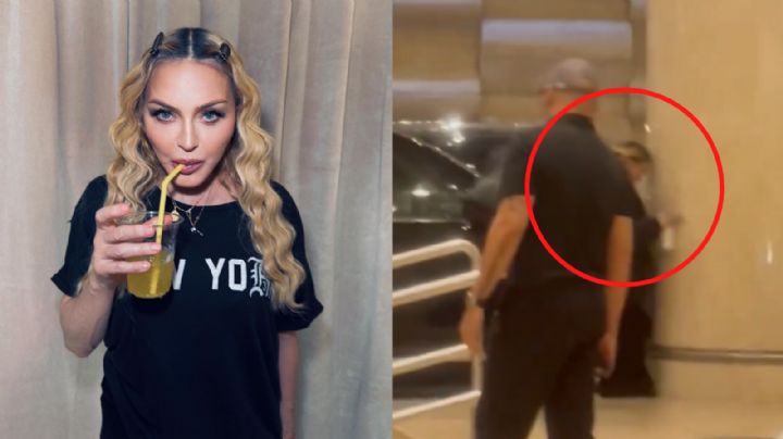 ¿Ritual? Esto hizo Madonna al llegar a su hotel en México