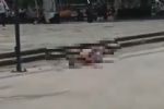 Ayúdenme: Hombre se prende fuego y personas lo ignoran en Oaxaca