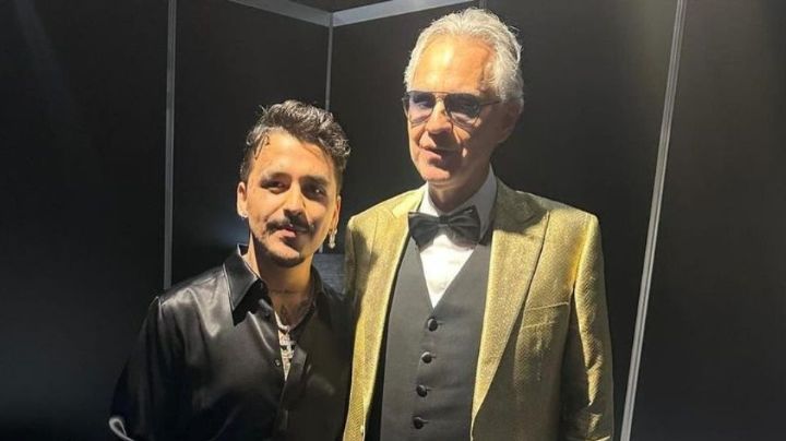 Christian Nodal cantará junto a Andrea Bocelli en 'The Concert of a Lifetime'