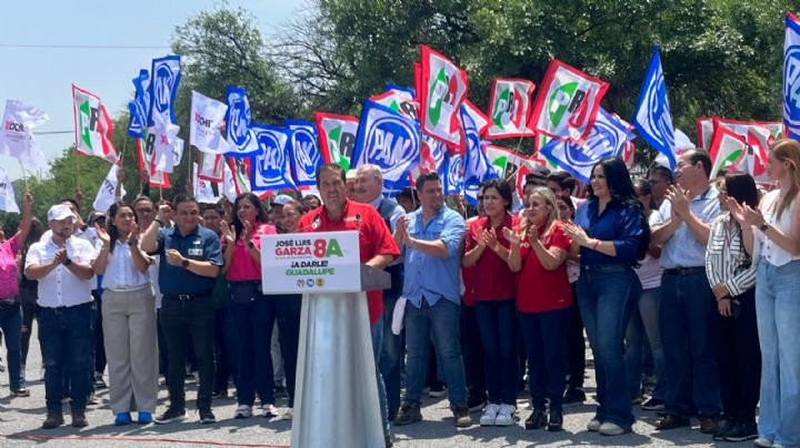 José Luis Garza Ochoa promete programas de arborización y captación de agua pluvial