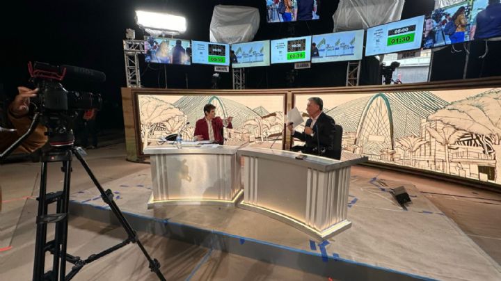 INE presenta el set para el Segundo Debate Presidencial