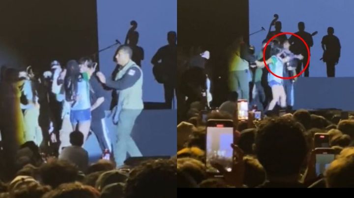 Video: Natanael Cano lanza celular de fan que se subió al escenario en Sinaloa