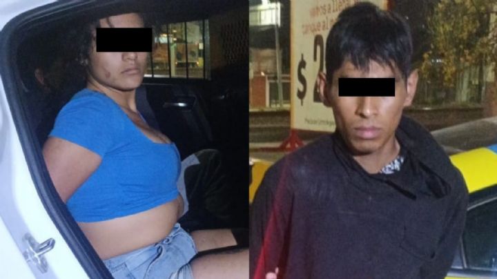 Cae pareja que entregaba droga en moto con placas 'colgadas' en Monterrey