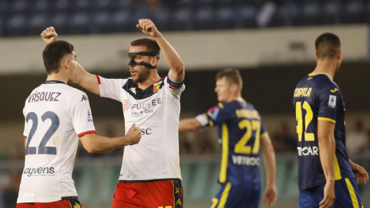 Serie A: Genoa remonta a Hellas Verona con Johan Vásquez de titular