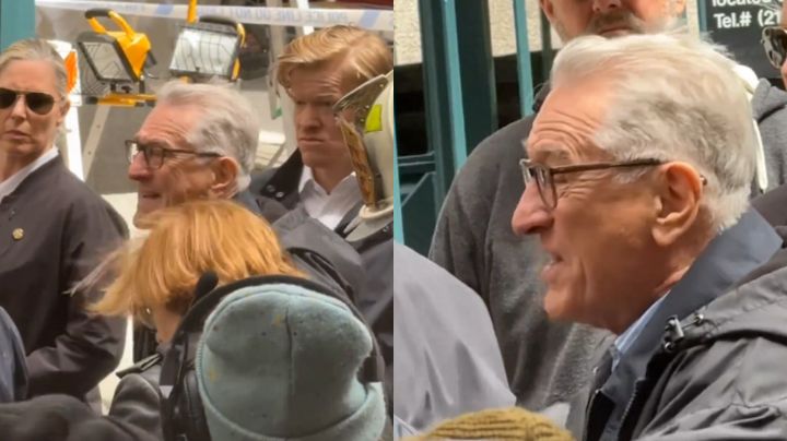 Video: ¿Robert De Niro se enfrentó con manifestantes pro palestinos?