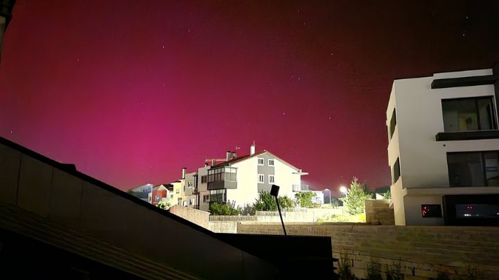 Países de Europa se pintan de rosa por aurora boreal