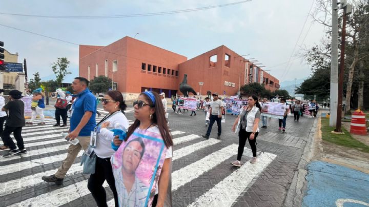 'Madres Buscadoras de NL' marchan por sus hijos desaparecidos