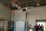 Hombre cae desde el techo de una tienda de artículos para manualidades en Monterrey