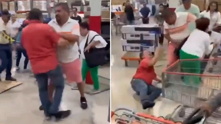 Video: Clientes se pelean por ventiladores de Costco en Celaya
