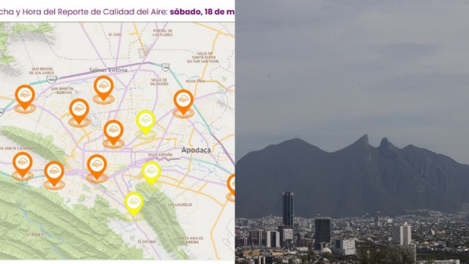 Predomina mala calidad del aire en Monterrey.