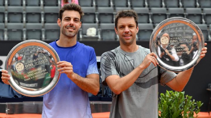Granollers y Zeballos ganan por segunda vez el Masters 1.000 de Roma