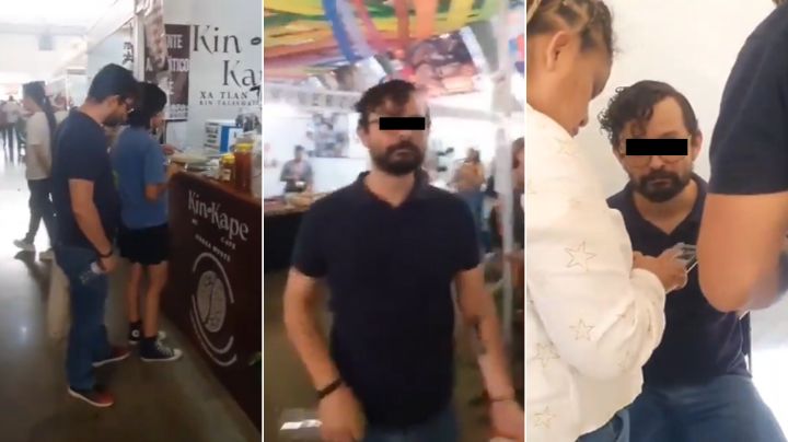 Detienen a maestro por grabar con cámara escondida a jóvenes en Feria de Puebla