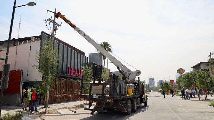 Cierran vialidades en San Pedro por trabajos de CFE
