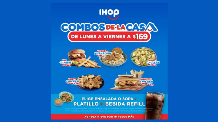 ¡Disfruta en IHOP 5 Combos de la Casa!