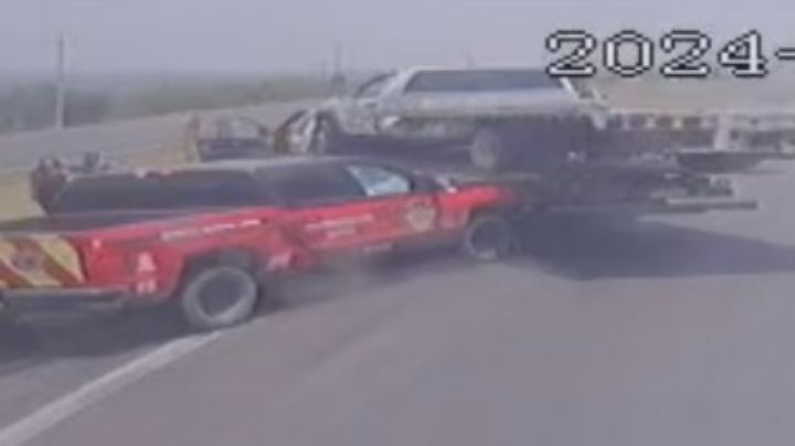 Revelan video del accidente en Carretera Monterrey-Saltillo