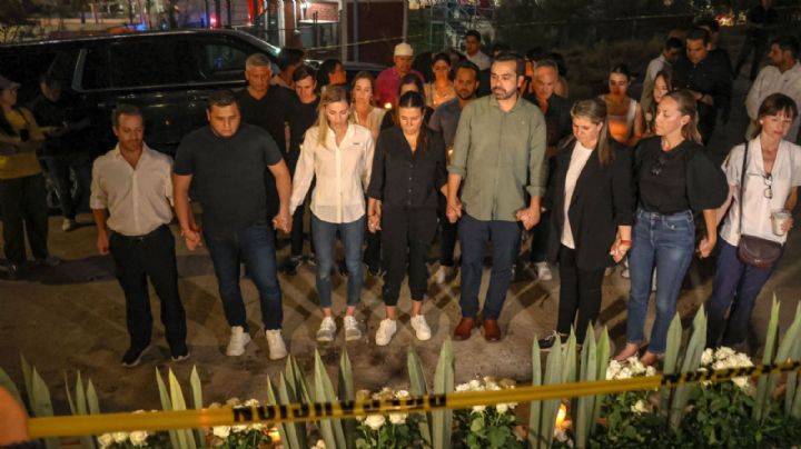 Álvarez Máynez, Mariana Rodríguez, Herrera y Canavati rinden homenaje a víctimas en San Pedro