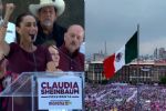Abarrota Claudia Sheinbaum el Zócalo en su cierre de campaña