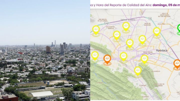 Se registra una calidad del aire moderada en la mayor parte de la metrópoli