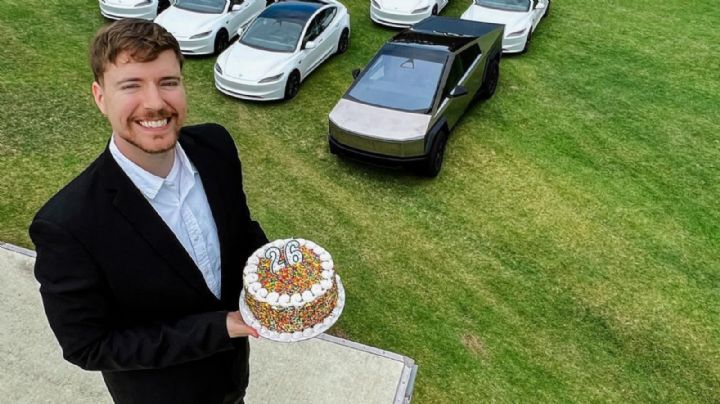 MrBeast rifará 26 autos Tesla por su cumpleaños y mexicanos podrán participar; esto hay que hacer