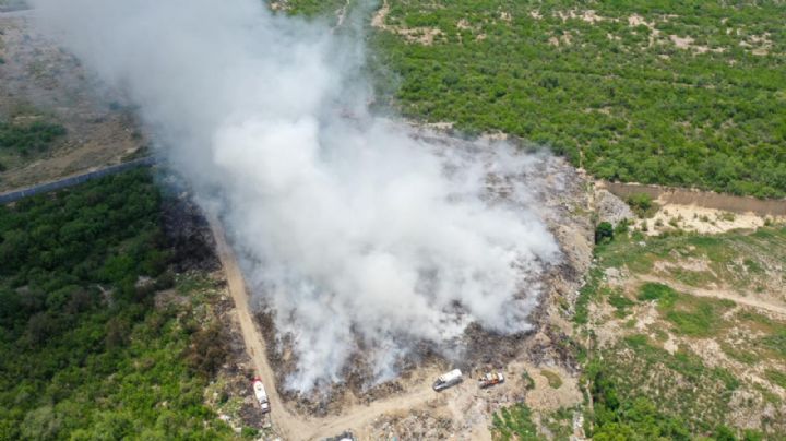 Basurero de Pesquería donde se originó incendio operaba de manera de clandestina: Estado