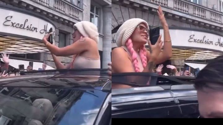Video: Karol G se graba con celular de fan y se le olvida regresarlo en Alemania