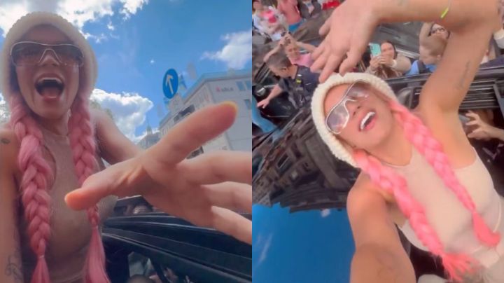 Karol G sube video que tomó con el celular que se ‘robó’ y busca al dueño