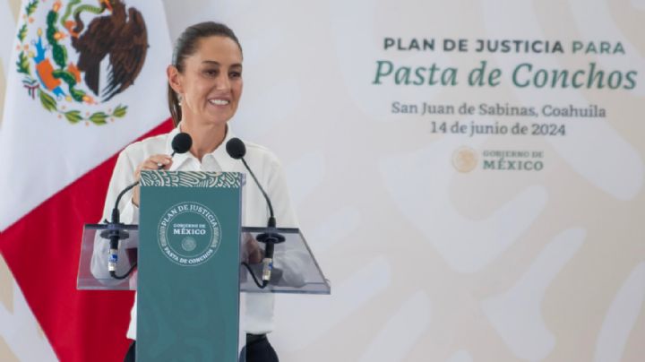 Sheinbaum se compromete a continuar rescate en Pasta de Conchos