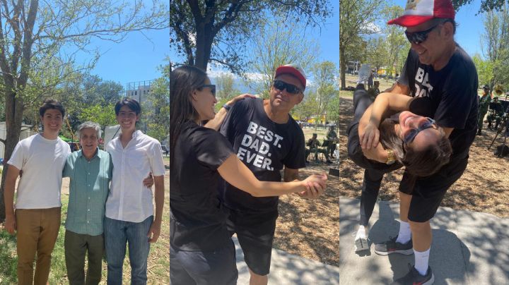 Festejan Día del Padre en 'Alameda de Pinta' en Monterrey