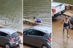 Video: Hombre se salva de ser devorado por 7 cocodrilos en laguna de Tabasco