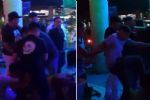 Video: Jóvenes se pelean dentro de bar en Monterrey