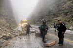 Ciclón Alberto provoca deslave en carretera Monterrey - Nuevo Laredo