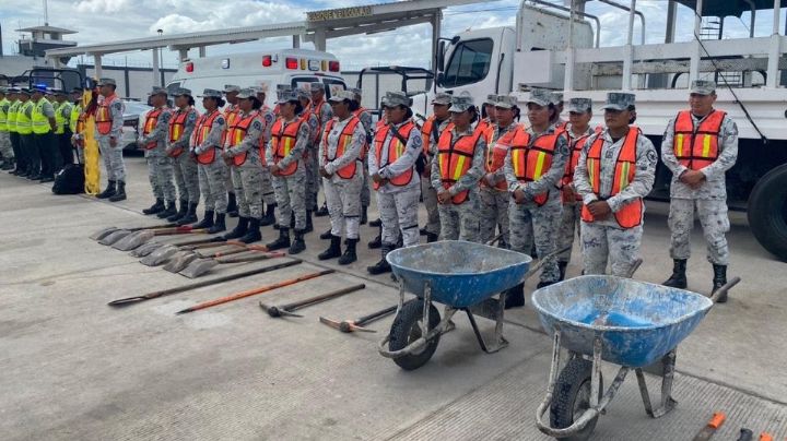 Guardia Nacional activa Plan GN-A en Tamaulipas ante ciclón tropical 1