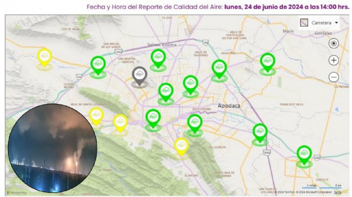 Tras 7 días en verde, algunas estaciones de calidad del aire vuelven al amarillo