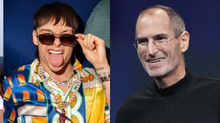 Se burlan de Peso pluma por hacerle una petición a Steve Jobs