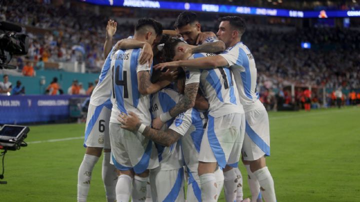 Argentina vence 2-0 a Perú en la Copa América 2024