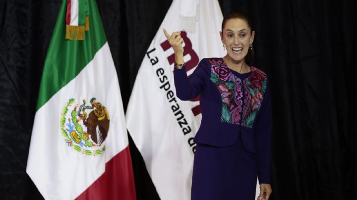 Claudia Sheinbaum celebra en el Zócalo triunfo presidencial en México
